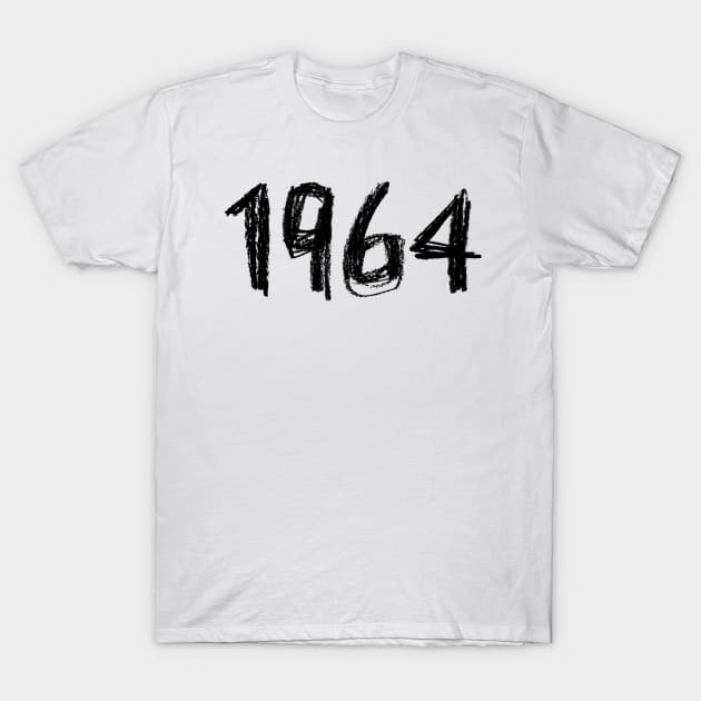 Year 1964, Born in 1964 T-Shirt by badlydrawnbabe